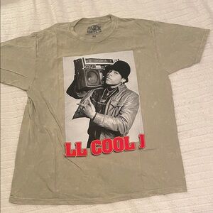 LL Cool J Graphic Tee - Beige